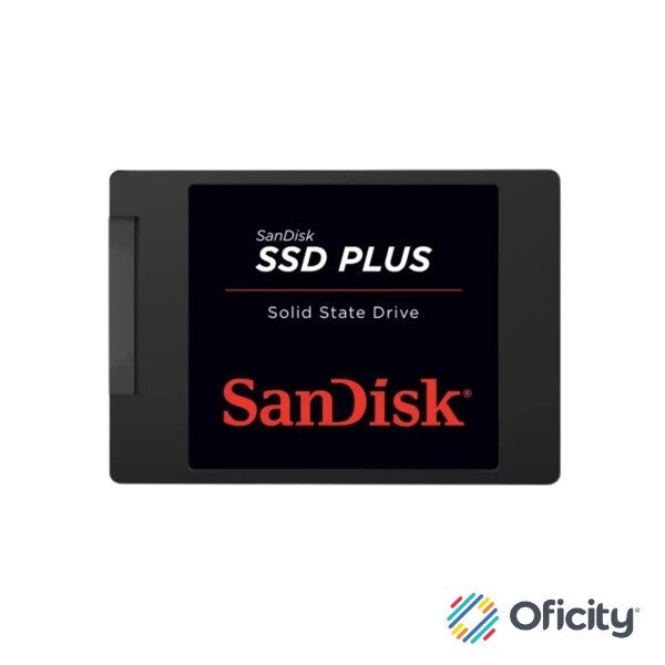 SSD Plus Sandisk de 1TB 2.5 SATA III 6 Gb/s Lectura 545MB/s Escritura 515MB/s