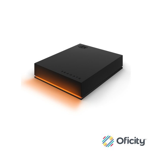 Disco Duro Seagate Externo Firecuda 5TB 2.5 Portatil USB 3.2 Color Negro Windows Mac Gaming Led RGB