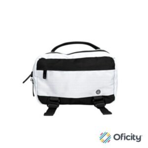 Mochila TechZone Smartbag Gris con Negro con Organizador tipo Cangurera con Multiples Bolsillos y Correras Portabotellas