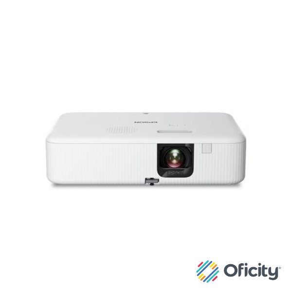 Proyector Epson EpiqVision FH02 Portátil 3LCD 3000 Lúmenes FHD Resolución 1920x1080 con Android TV