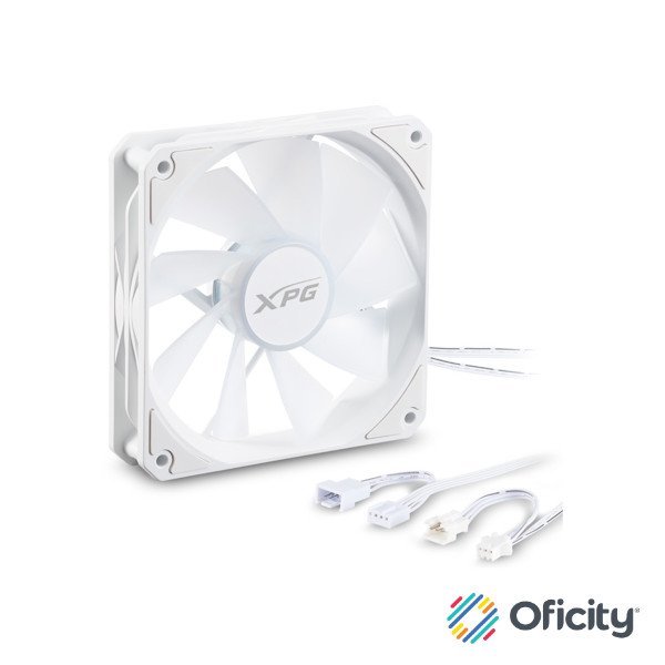 Ventilador XPG Vento R 120 PWM 120mm 1600RPM ARGB Blanco