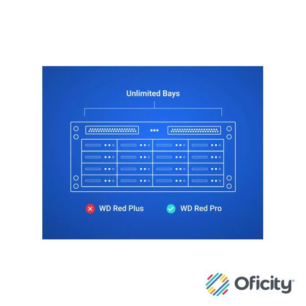 Disco Duro Western Digital 4TB Red Plus NAS SATA de 3.5 pulgadas up to 180MB/s 5400 RPM - caché 128MB