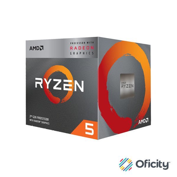 Procesador AMD Ryzen 5 3400G 4.2GHz 4MB 65W 4 Cores 8 Threads Socket AM4 con Graficos con Disipador