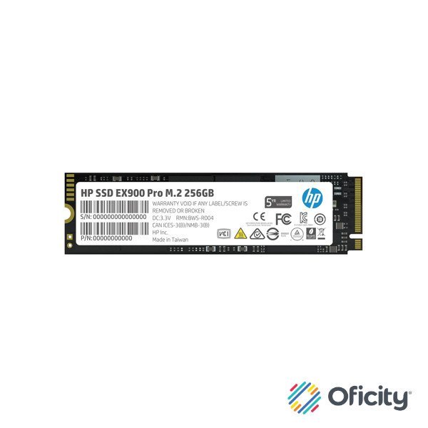 Unidad Biwin SSD HP M.2 EX900 Pro 256GB NVMe PCIe 3.0 2240 MB/s Lectura 1350 MB/s escritura