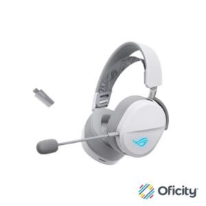 Diadema Gamer ASUS ROG PELTA Inalambrica ROG SpeedNova 2.4 GHz USB-C Micrófono Blanco