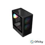 Gabinete Acteck Compact Mini Torre Zyron GC606 Negro