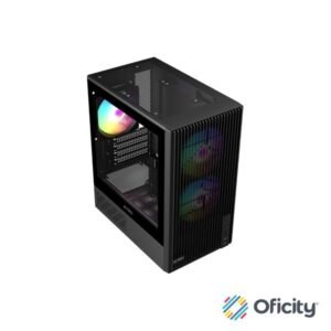 Gabinete Acteck Compact Mini Torre Zyron GC606 Negro