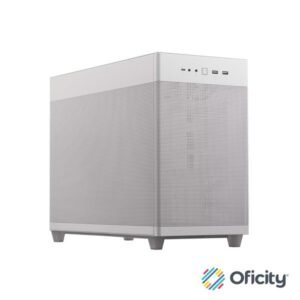 Gabinete Asus PRIME AP201 White Paneles de Malla Micro ATX Blanco