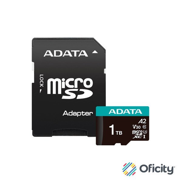 Micro SDXC ADATA 1 TB Nintendo Switch C10 U3 V30S 4K UHD (100/85 MB/S)