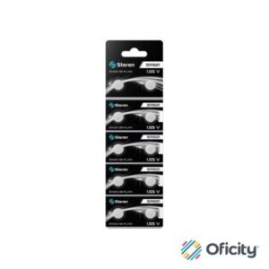 Pila de Óxido de Plata Steren SR921 1.55Vcc 22mAh Uso Múltiple