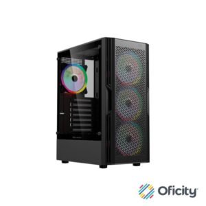 Gabinete Gamer Balam Rush Compact Media Torre Dragonfly Ventra GM570 / Negro