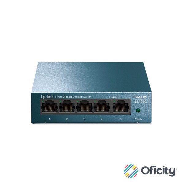 Switch TP-Link LiteWave 5-Port Gigabit Desktop Switch 5× Gigabit RJ45 Port Desktop Steel Case Plug and Play