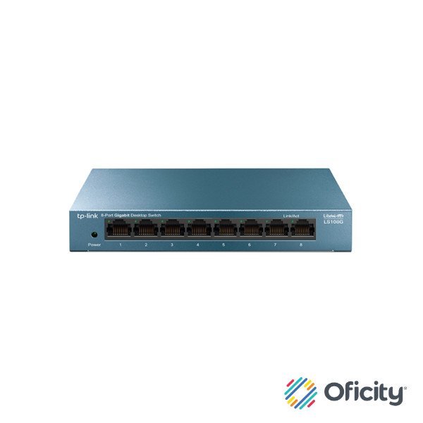 Switch TP-Link LiteWave 8-Port Gigabit Desktop 8× Gigabit RJ45 Ports Desktop Steel Case