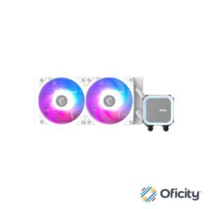 Enfriamiento Liquido MSI MAG CORELIQUID A13 240 para CPU 2x 120mm hasta 2000RPM Blanco