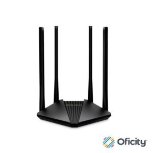 Router Mercusys by TP-Link Dual-Band Wi-Fi Gigabit 300Mbps at 2 4 GHz 867Mbps at 5 GHz 4×Fixed External Antennas AC1200