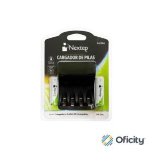 Cargador de Pilas Nextep AA/AAA Incluye 2 Pilas AA