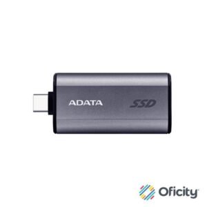 Disco Duro Externo Adata SC750 3.5" 2TB USB-C 3.1 Gris Resistente a Polvo para PC