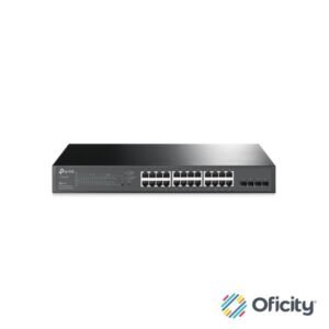 Switch Omada by TP-Link 28-Port PoE Gigabit Smart Switch with 4 SFP Slots 24× Gigabit PoE Ports 4× Gigabit SFP Slo