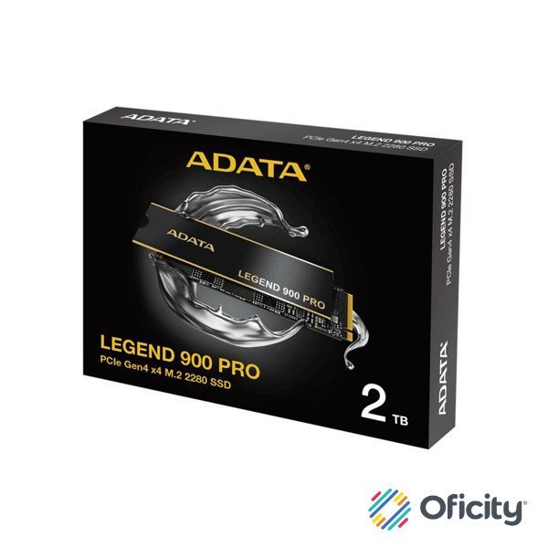 Unidad de Estado Solido SSD Adata 2 TB Legend 900 Pro NVMe M.2 6500 MB/s Escritura 7400 MB/s Lectura PCI Expres