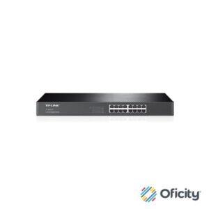 Switch TP-Link 16-Port Gigabit Switch 16× Gigabit RJ45 Ports 1U 19-inch Rack-mountable Steel Case Plug and Play
