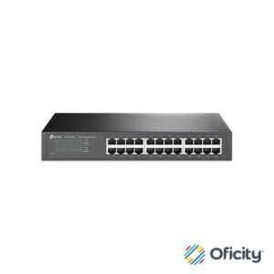 Switch TP-Link 24-Port Gigabit Switch 24× Gigabit RJ45 Ports 1U 13-inch Rack-mountable Steel Case Plug and Play