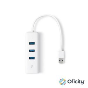 Adaptador TP-Link USB 3 0 Type-A to Gigabit Ethernet Network Adaptador 3-Port USB 3 0Type-A Hub