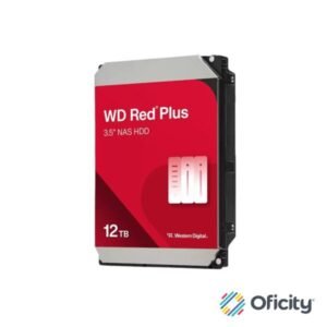 Disco Duro Western Digital 12TB Red Plus NAS SATA 3.5 pulgadas up to 260MB/s 7200 rpm - caché 512MB