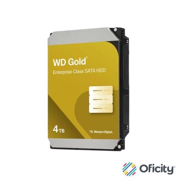 Disco Duro Interno Western Digital Gold SATA III de 3.5 7200 RPM 4TB