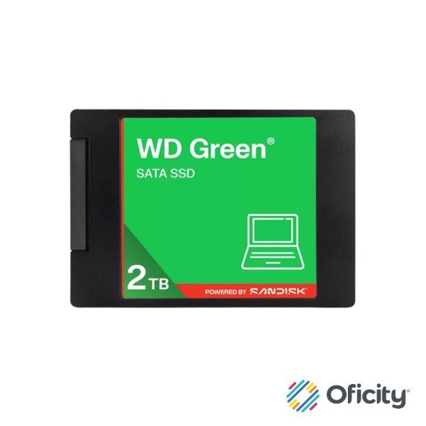 Unidad de Estas Solido SanDisk SSD Interno WD Green SATA III 6gb/s 2.5 2TB