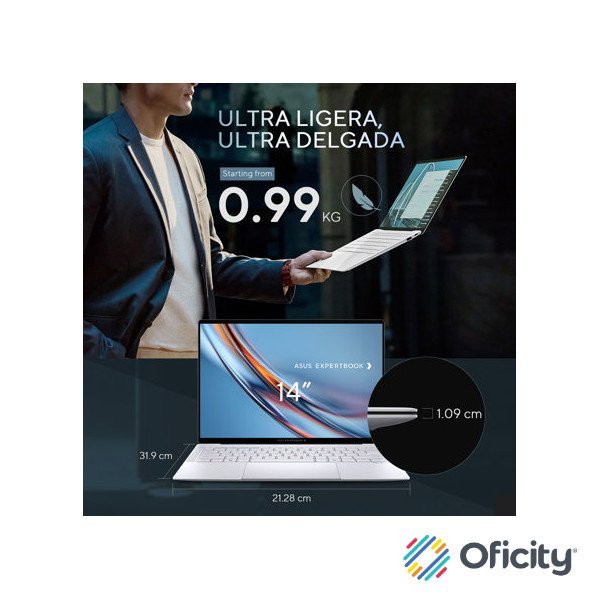 Laptop Asus ExpertBook Premium B9406CAA Intel Core Ultra 7 CORE ULTRA X7 358H 64GB 2TB windows 11 pro