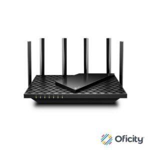 Router TP-LinkDual-Band Wi-Fi 6 574 Mbps at 2 4 GHz 4804 Mbps at 5 GHz 6× Antennas