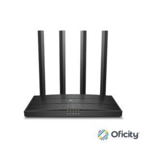 Router Gigabit Tp-link MU-MIMO inalámbrico ?C1200 2.4GHz 300 Mbps y 5GHz 867 Mbps para 1200 Mbps