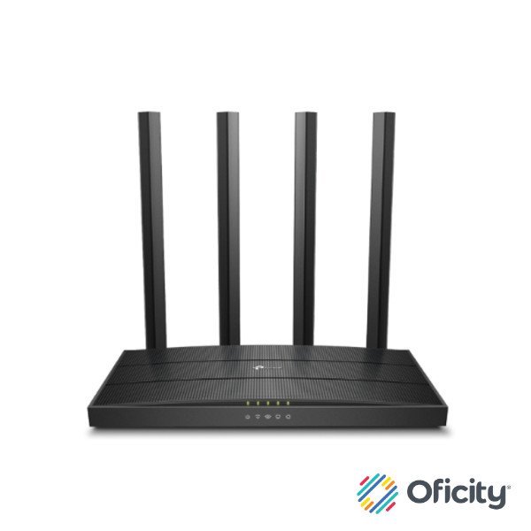 Router Gigabit Tp-link MU-MIMO inalámbrico ?C1200 2.4GHz 300 Mbps y 5GHz 867 Mbps para 1200 Mbps