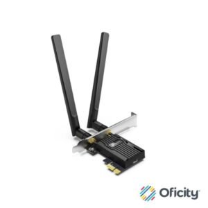 Adaptador TP-Link Dual Band Wi-Fi6 Bluetooth PCI Express con High Gain External Antennas