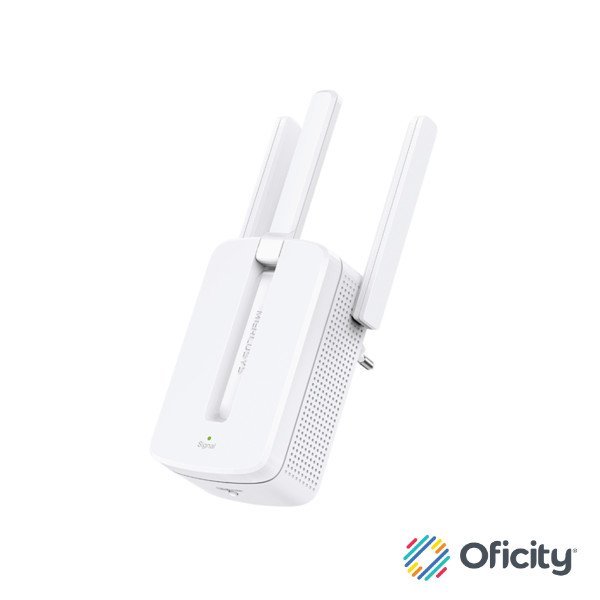 Router Extender Mercusys by TP-Link N300 Wi-Fi 300Mbps at 2 4GHz 3 External Antennas Wall Plugge