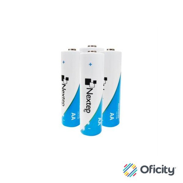 Pilas Nextep AA Alcalinas LR6 1.5V c/4 Piezas