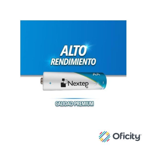 Pilas Nextep AA Alcalinas LR6 1.5V c/4 Piezas