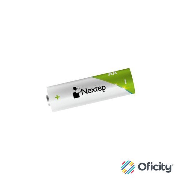Pilas Nextep AA Recargables HR6 NiMH 1.2V C/4 Piezas 2100mAh