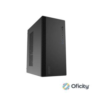 Gabinete MSI PRO SHIELD M100P Torre Media ATX Diseño de Alto Flujo de Aire Negro