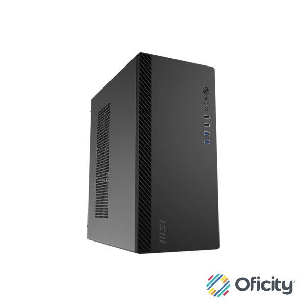 Gabinete MSI PRO SHIELD M100P Torre Media ATX Diseño de Alto Flujo de Aire Negro