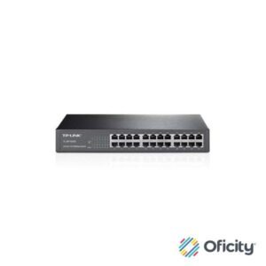 SWITCH TP-LINK 24 PUERTOS ESCRITORIO MONTAJE RACK