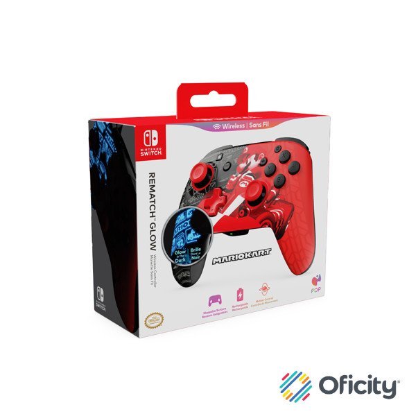 Control Inalámbrico Turtle Beach Rematch Mario Grand Prix para Nintendo Switch