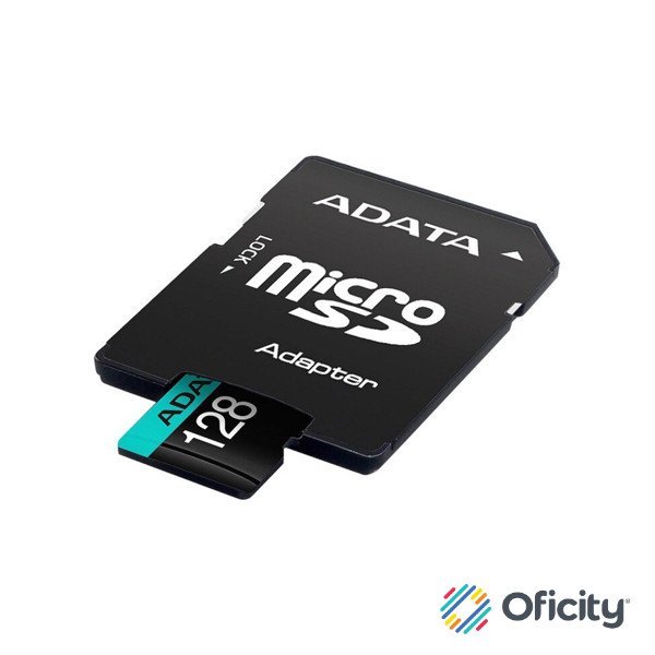 Memoria MicroSD Adata Premier Pro 128GB SDXC UHS-I U3 V30 Clase 10 A2 Con Adaptador