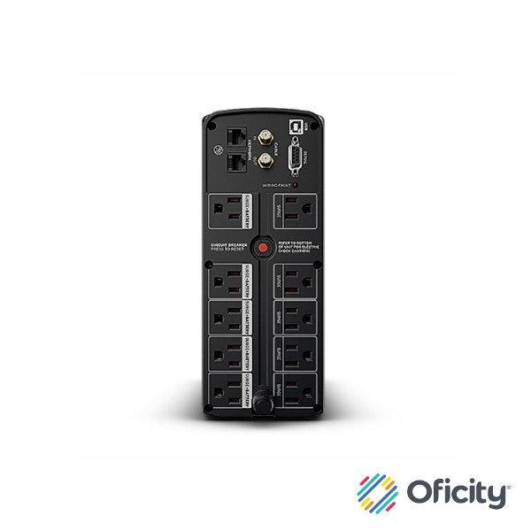 UPS CYBERPOWER 1350VA 810W LCD REGULADOR VOLTAJE 8 CONT