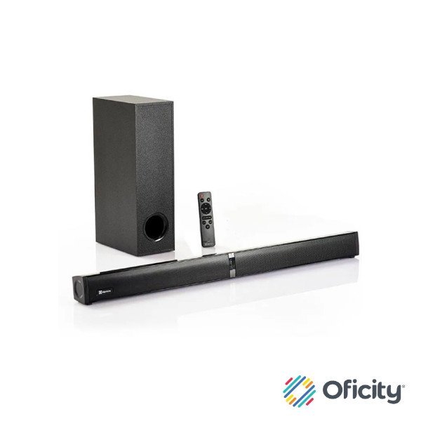 Barra de Sonido TWS Klip Xtreme Bluetooth 2.1 200W Subwoofer HDMI Óptico Digital