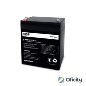 Bateria CDP SLB12-5 para Sistema UPS Sealed Lead Acid (VRLA) 12 V 5 Ah