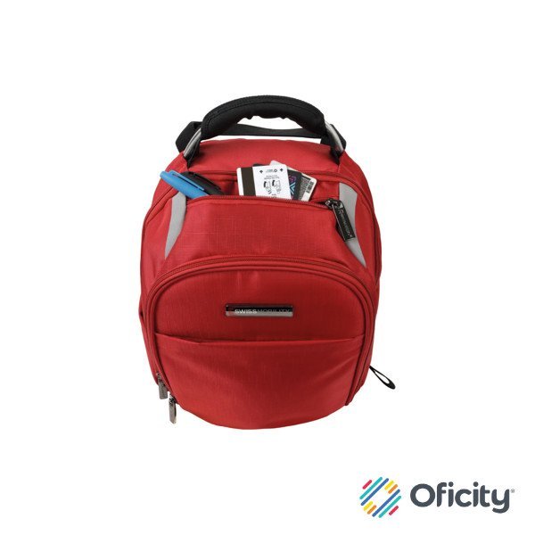 Mochila Swissmobility Backpack Zion Porta Laptop 15" Color Rojo