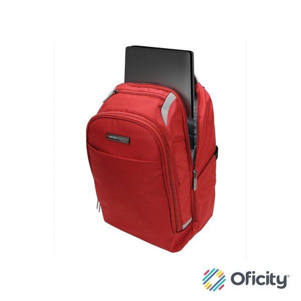 Mochila Swissmobility Backpack Zion Porta Laptop 15" Color Rojo