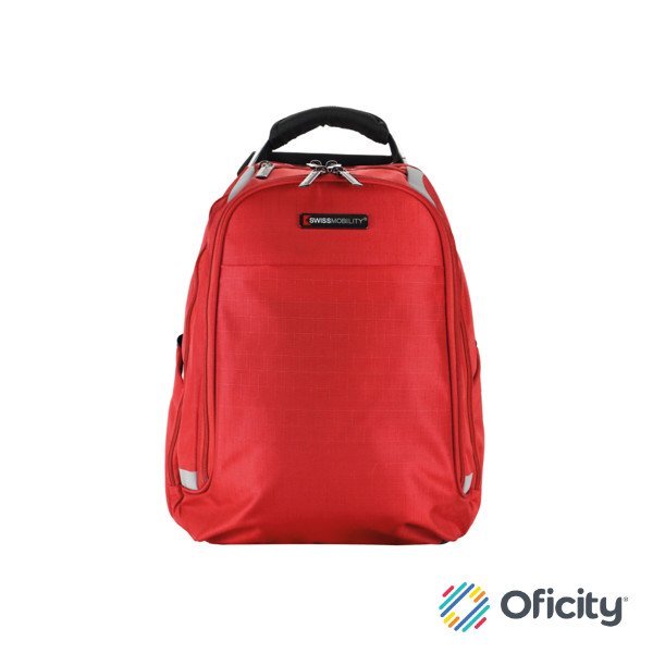 Mochila Swissmobility Backpack Zion Porta Laptop 15" Color Rojo