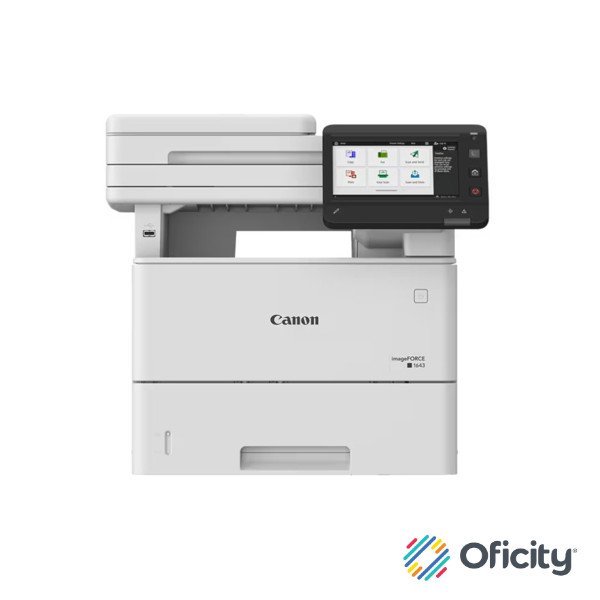 Multifuncional Canon Valor Laser B/N A4 IForce 1643F 45 ppm toner arranque.